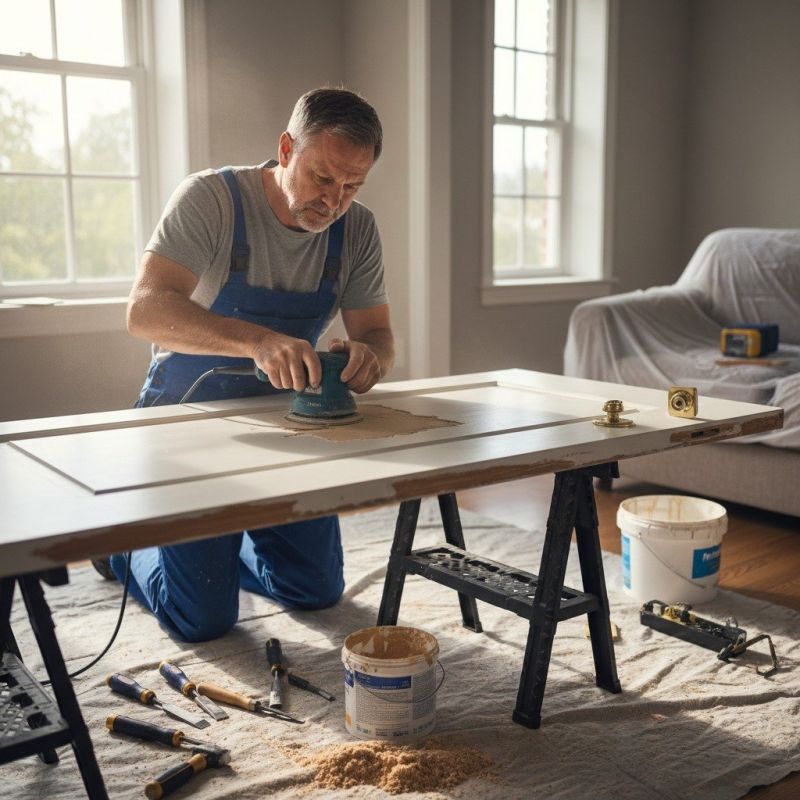 Contact About Wood Door Refinishing